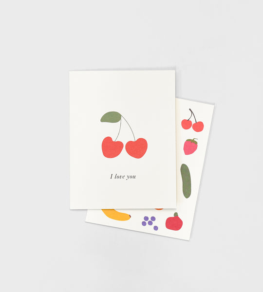 Father Rabbit Stationery | Card | I Love You Cherries