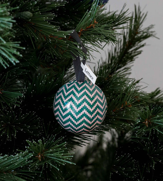 Lettuce | Bauble | Zig Zag