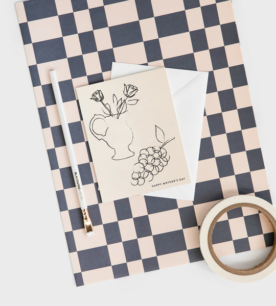 Father Rabbit Stationery | Card | Sketch Drawings Happy Mother's Day Card