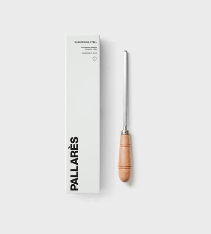 Pallarès Sharpening Steel | Beech Wood Handle | 32.5cm