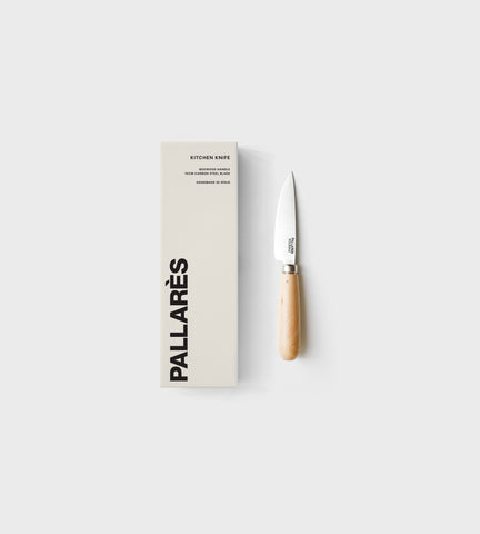 Pallarès Box Wood 10cm Carbon Steel