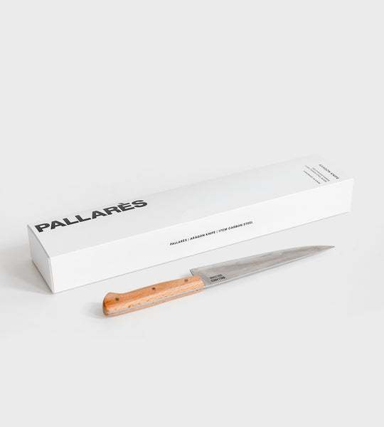 Pallarès Aragon Knife Beech Wood 17cm Carbon Steel