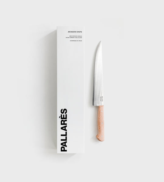 Pallarès Aragon Knife Beech Wood 20cm Carbon Steel