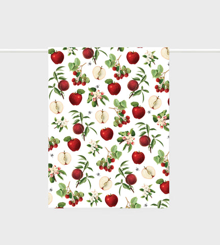 Father Rabbit | Tea Towel | Apples & Bees