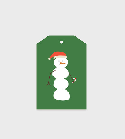 Lettuce | Gift Tag | Snowman