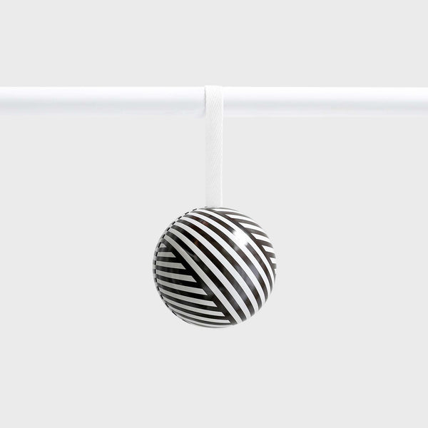 Father Rabbit | Bauble | Black & White Stripe