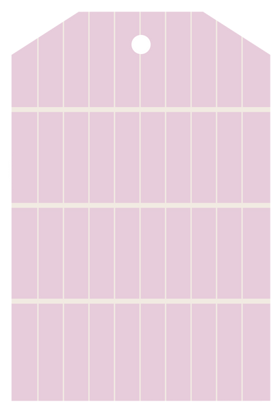 Lettuce | Gift Tag | Tiles Lilac
