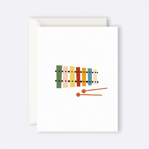 Father Rabbit Stationery | Card | Xylophone