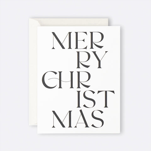 Father Rabbit Stationery | Card | Modern Merry Christmas