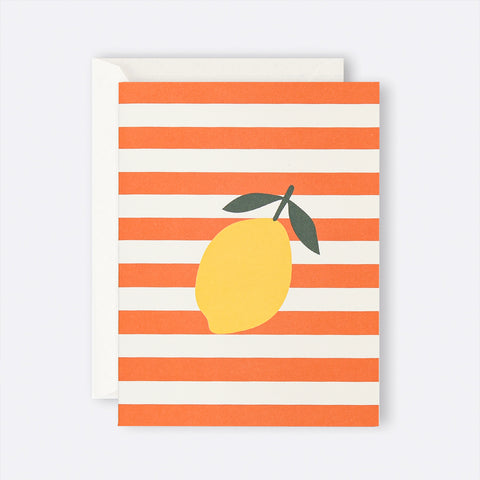 Father Rabbit Stationery | Card | Lemon Stripe