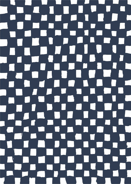 Lettuce | Tea Towel | Hand-drawn Checkers