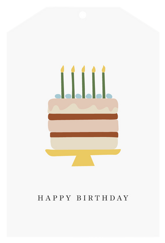 Father Rabbit Stationery | Gift Tag | Happy Birthday Cake