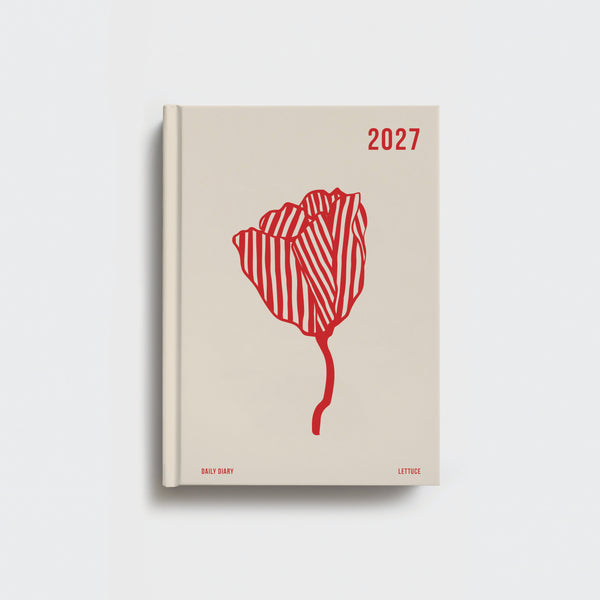 Lettuce 2027 Daily Diary | Red Bloom