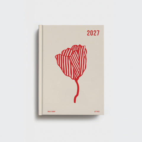 Lettuce 2027 Daily Diary | Red Bloom