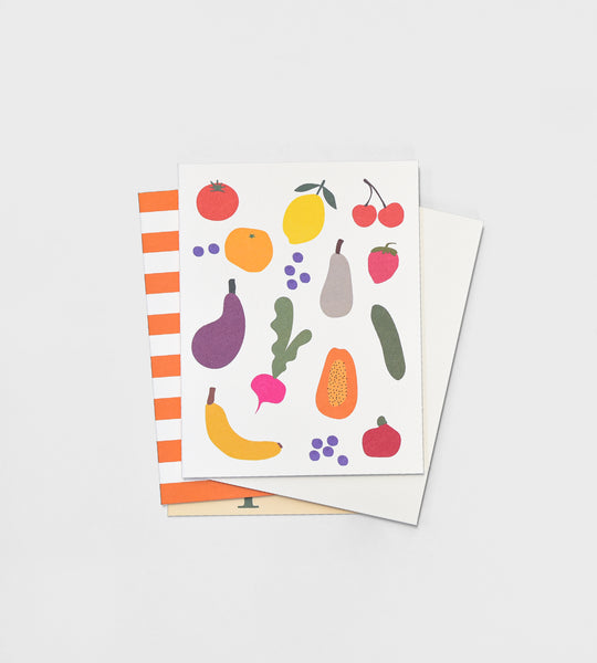 Father Rabbit Stationery | Card | Colourful Fruit