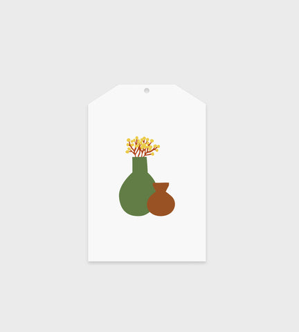 Father Rabbit Stationery | Gift Tag | Still life Vases