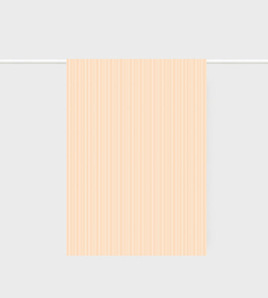 Lettuce | Tea Towel | Orange Fine Stripe