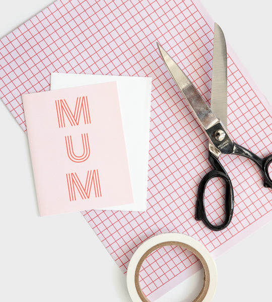 Lettuce | Card | Mum Stripe Letters