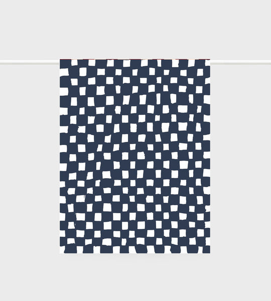 Lettuce | Tea Towel | Hand-drawn Checkers