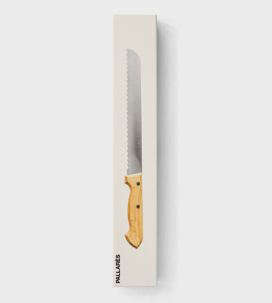Pallar?s Bread Knife Box Wood 22cm Stainless Steel