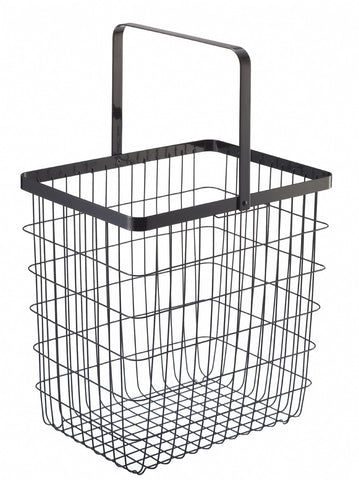 Yamazaki | Tower Laundry Wire Basket Large Black