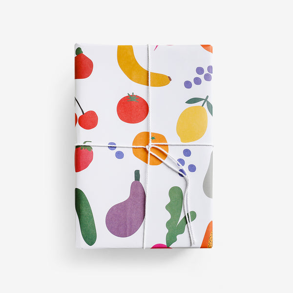 Father Rabbit Stationery | Wrapping Paper | Colourful Fruit