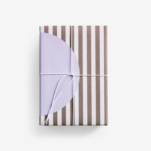 Lettuce | Wrapping Paper | Stripes With Circle