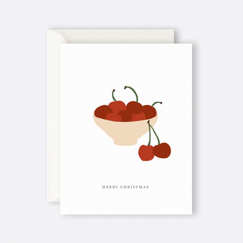 Father Rabbit Stationery | Card | Merry Christmas Cherries
