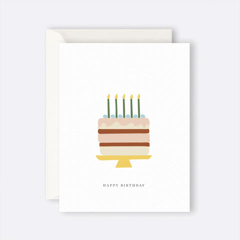 Father Rabbit Stationery | Card | Happy Birthday Cake