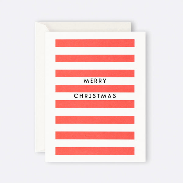 Father Rabbit Stationery | Card | Merry Christmas Red Stripe