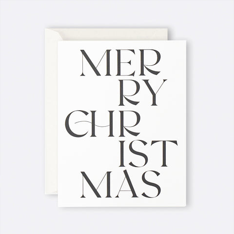 Father Rabbit Stationery | Card | Modern Merry Christmas