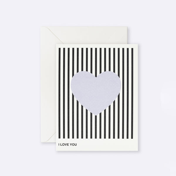 Lettuce | Card | I Love You Lavender Heart