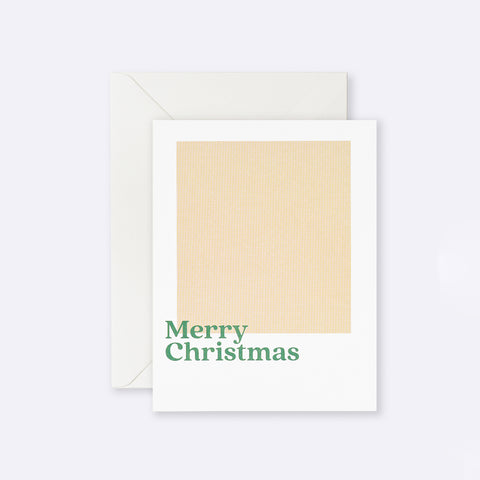 Lettuce | Card | Merry Christmas Beige Square