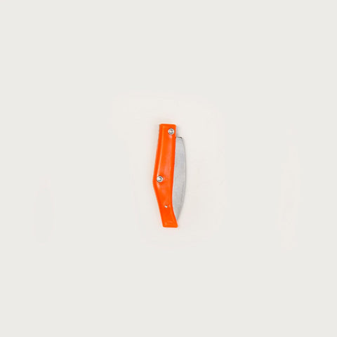 Pallarès Pocket Knife | Resin Handle | 7cm Carbon Steel | Orange