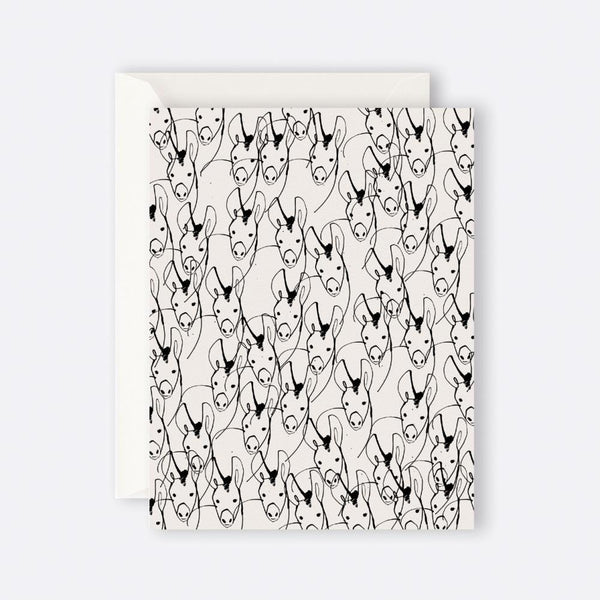 Father Rabbit Stationery | Card | Donkeys